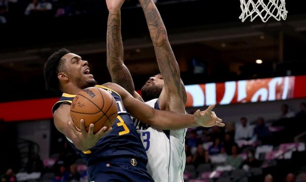 Utah Jazz guard Trent Forrest will be on a two way roster spot this season (Photo by Tom Pennington...