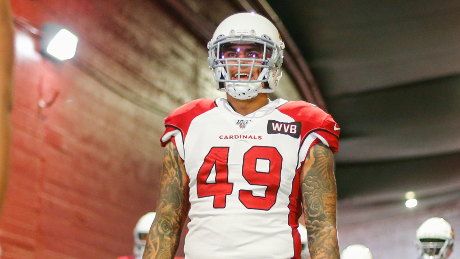 Cardinals LB Kylie Fitts Says His 2021 NFL Season Has Been Cut Short