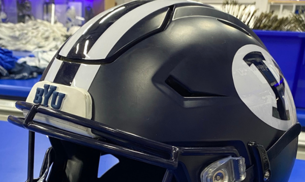 BYU Football - Navy Blue Helmet...