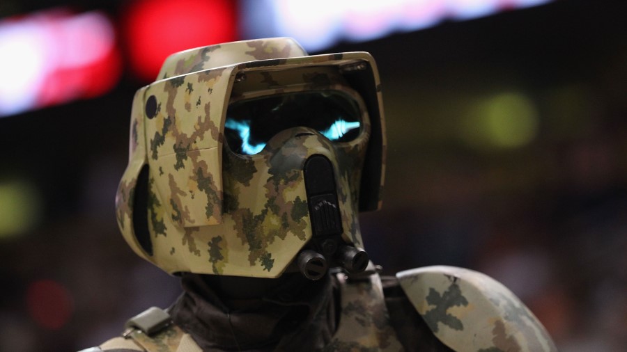 Star Wars night at an NBA game (Photo by Christian Petersen/Getty Images)...