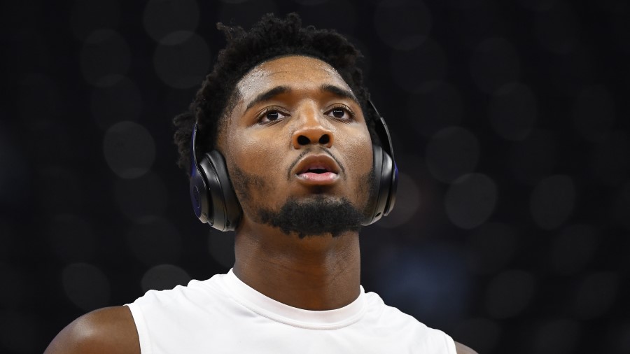 Utah Jazz guard Donovan Mitchell told GQ that headphones were one of his 10 essential items (Photo ...