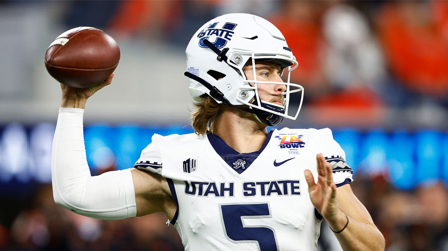 Utah State Tight Ends Rolling As Broc Lane Finds End Zone