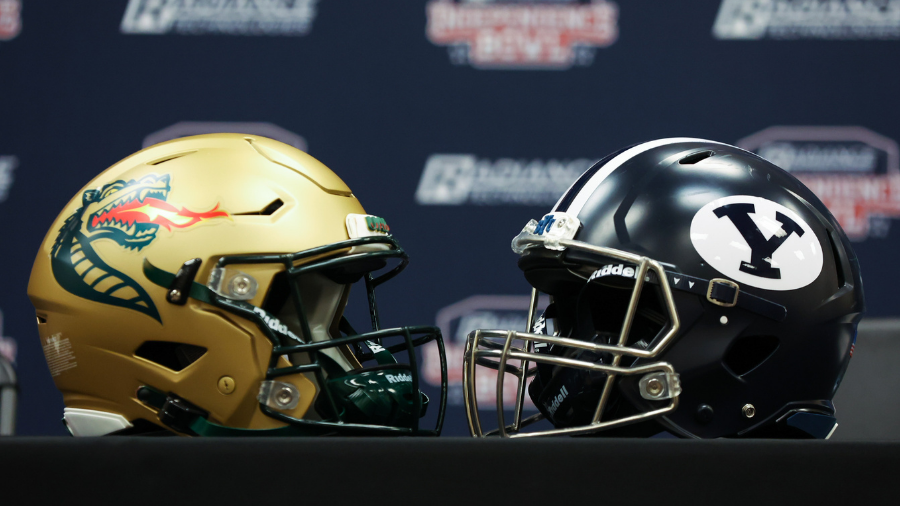 BYU UAB - Independence Bowl Helmets...