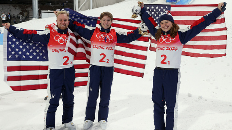 US Beats Out China To Win Mixed Aerials Olympic Debut