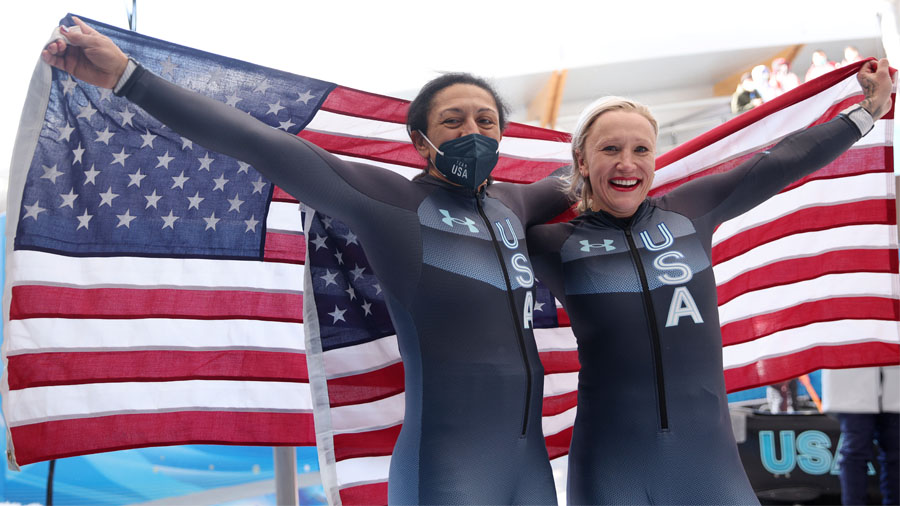Kaillie Humphries and Elana Meyers Taylor - Bobsled...