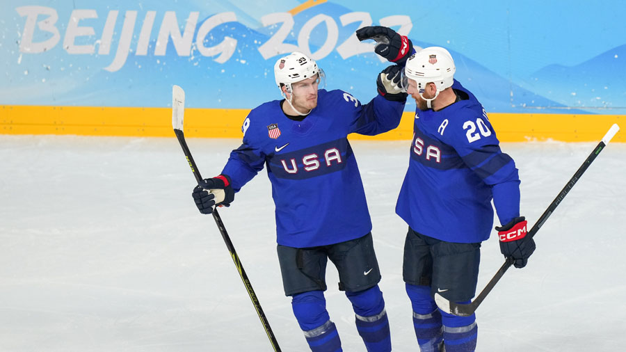 US Men's Hockey Team In Tune On And Off Ice At Olympics