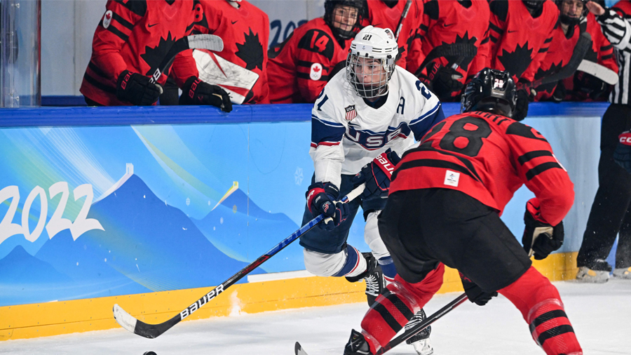 USA Women's Hockey vs. Canada...