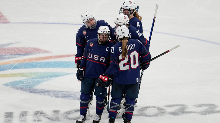 USA Women's Hockey vs. Russia...