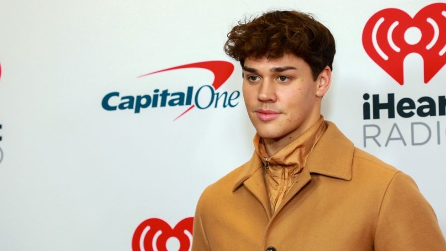 Noah Beck attends Z100's iHeartRadio Jingle Ball 2021at Madison Square Garden on December 10, 2021 ...