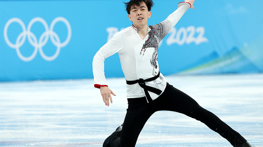 BEIJING, CHINA - FEBRUARY 06: Vincent Zhou of Team United States skates during the Men Single Skati...