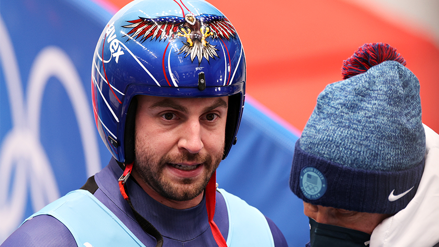 Germany's Ludwig Has Lead Midway Through Men's Olympic Luge, Mazdzer In Ninth