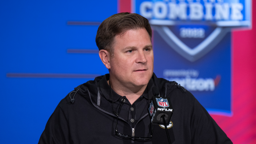 Green Bay Packers general manager Brian Gutekunst - NFL Scouting Combine...