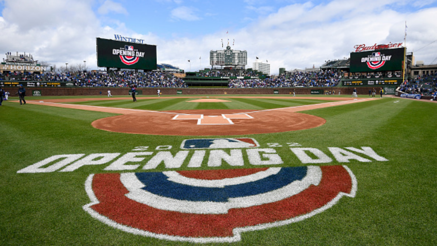 CHICAGO, ILLINOIS - APRIL 07: A general view of Wrigley Field before the game between the Chicago C...