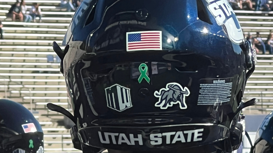 utah-state-helmet-with-green-ribbon...