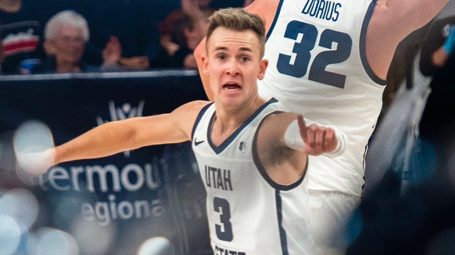 Free Throw Punctuates Second Half Comeback, Utah State Downs Spartans