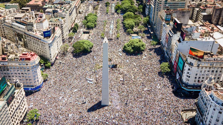 Argentina-fans-flood-streets-in-Buenos-Aires...