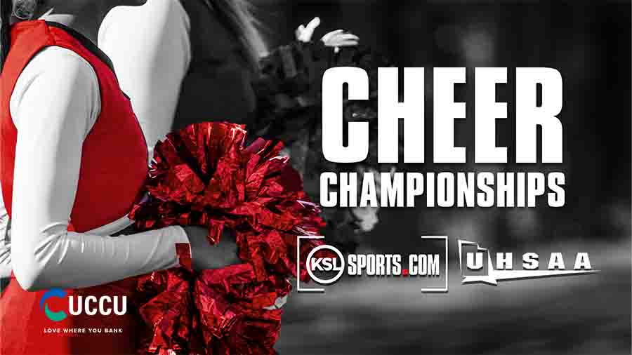 Cheerleading Championships With UCCU Logo...