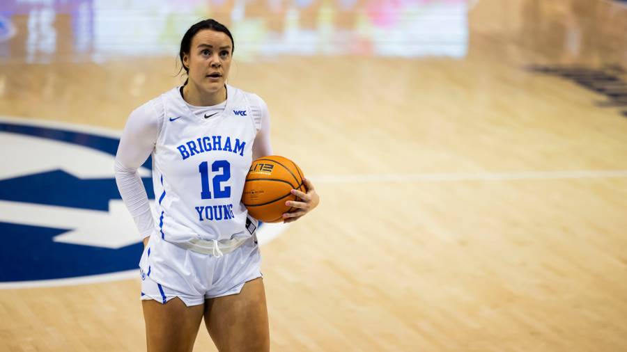 Lauren Gustin, BYU Women's Basketball...