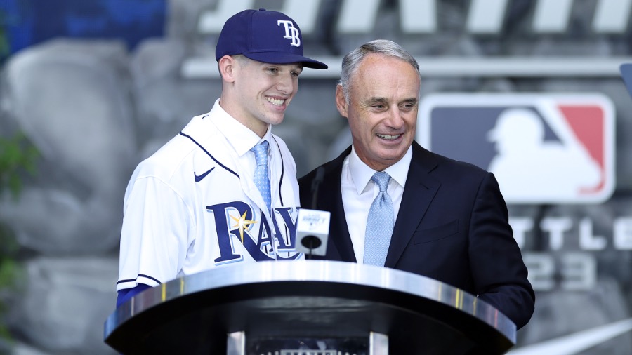 MLB Draft yankees gear near me 2022: Tampa Bay Rays select high