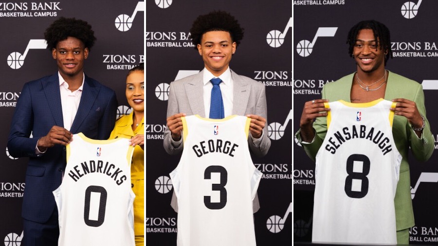 Utah Jazz Officially Sign Hendricks, George, Sensabaugh