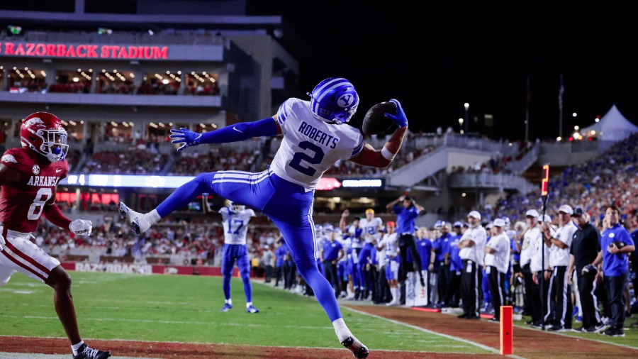BYU WR Chase Roberts Earns No. 1 Spot On SportsCenter's Top 10 Plays