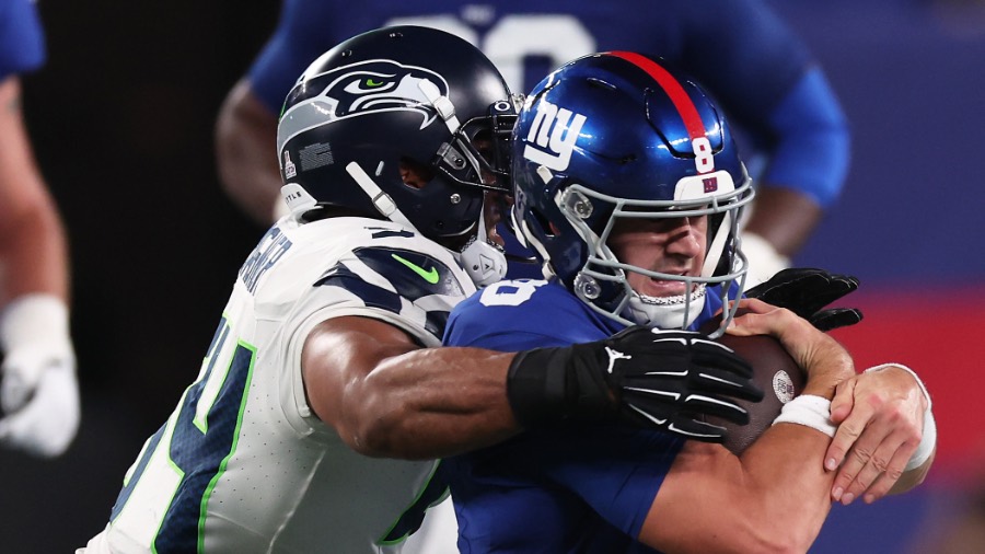 Seahawks Tie Franchise Record For Sacks In Thumping Of Giants