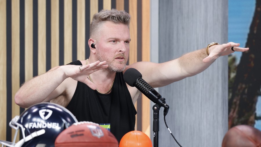 Former NFL player and host Pat McAfee...