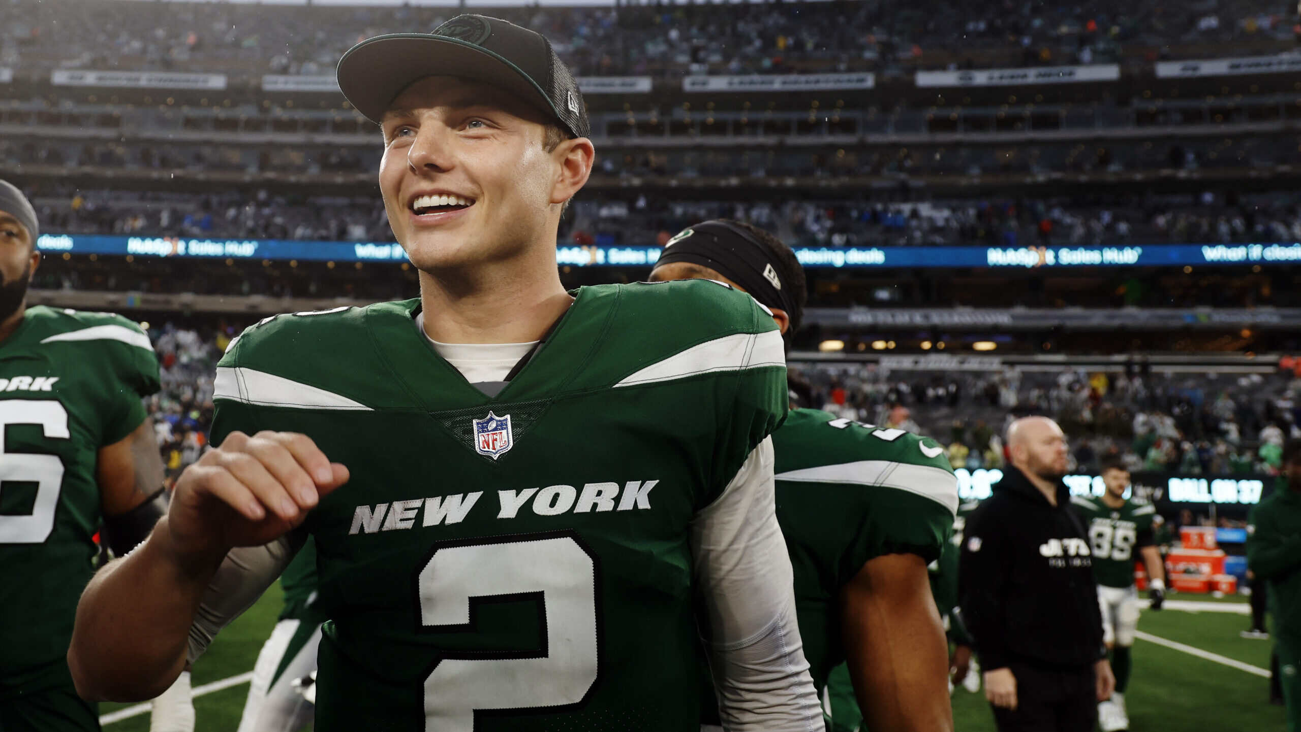 Zach Wilson New York Jets AFC Offensive Player of the Week...
