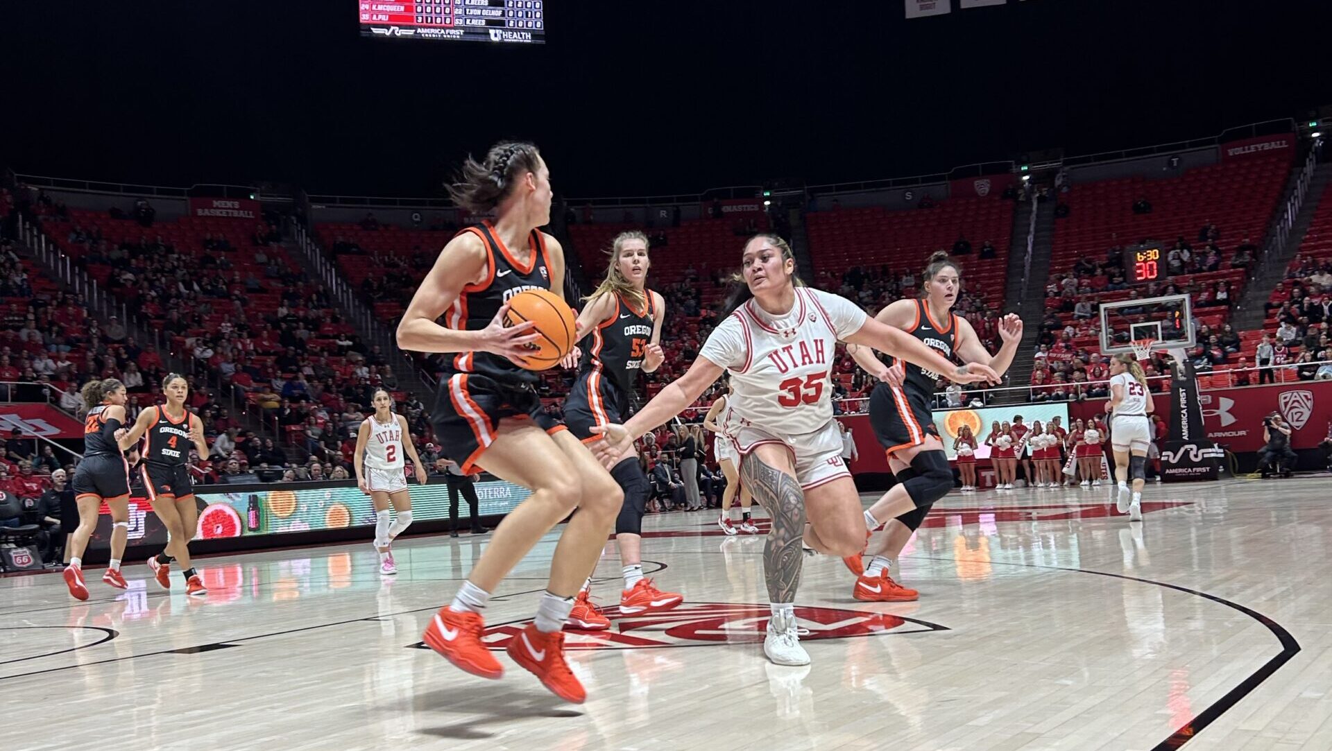 Utah Utes Women's College Basketball Oregon State Beavers...