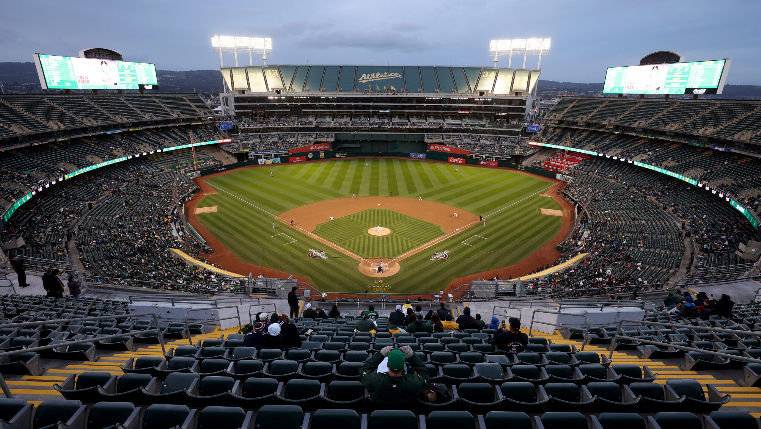 Oakland Athletics home opener protest boycott Las Vegas move...