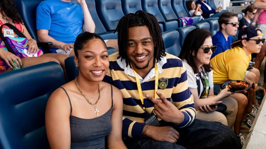 Jazz Forward Brice Sensabaugh Stops By Utah Royals Match