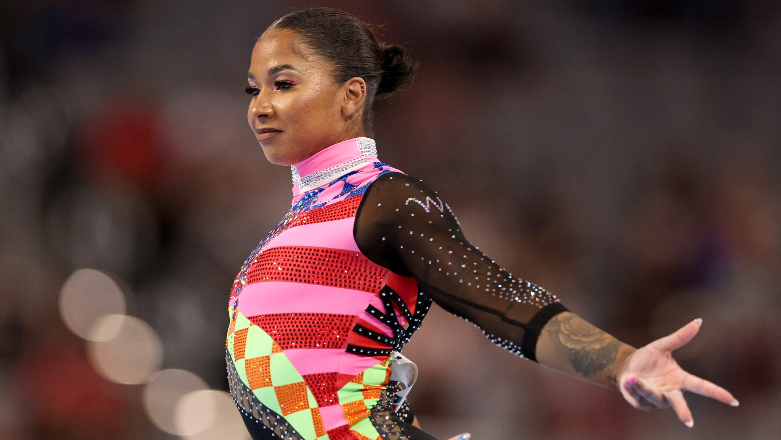 American Gymnast Jordan Chiles Brings Family Love To Olympics