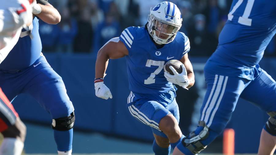 Hinckley Ropati Scores BYU's First Touchdown Of 2024