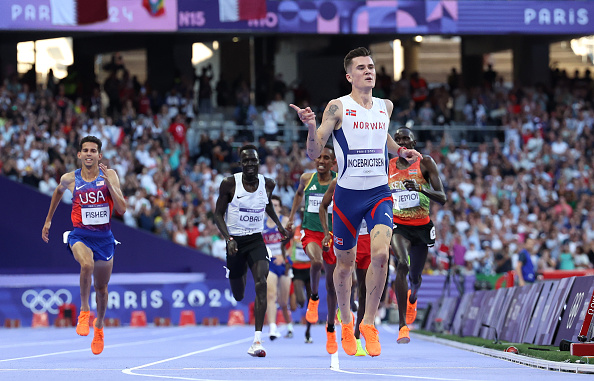 Grant Fisher surprises the distance world and takes bronze in the men’s 5000 m race