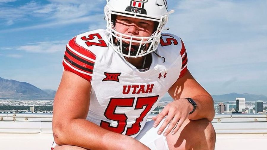 Utah defensive tackle Keanu Tanuvasa, Utah Athletics Photo...