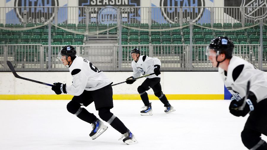 Utah Hockey Club Prospects at Rookie Camp...