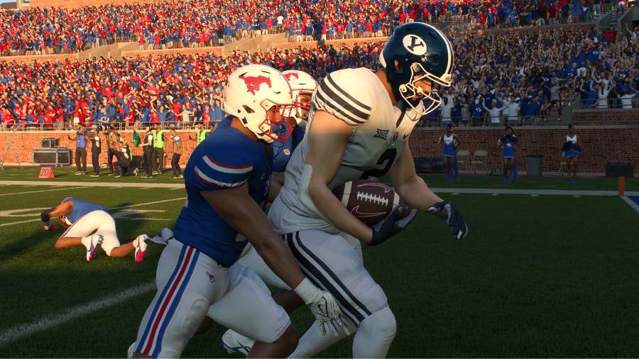 EA Sports College Football 25 Simulation of BYU/SMU