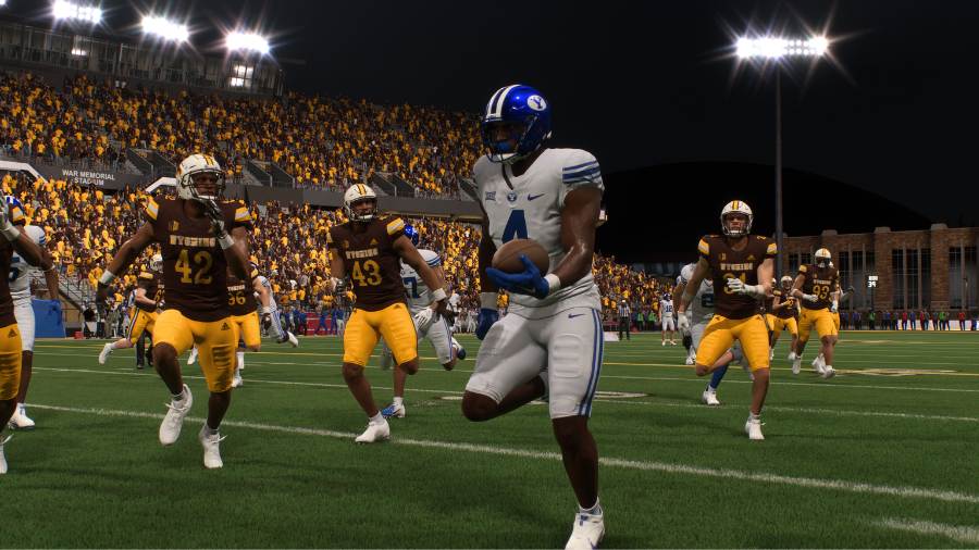 EA Sports College Football 25 Simulation Of BYU/Wyoming