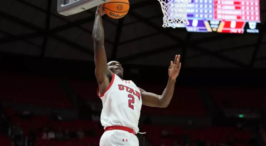 Utah Basketball Ezra Ausar. PHOTO by Utah Athletics....